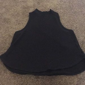 Silent + Noise Black high neck top!